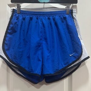Nike dry fit royal blue running shorts